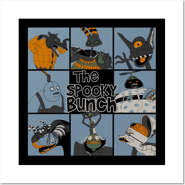 The Spooky Bunch Wall Art by seamustheskunk